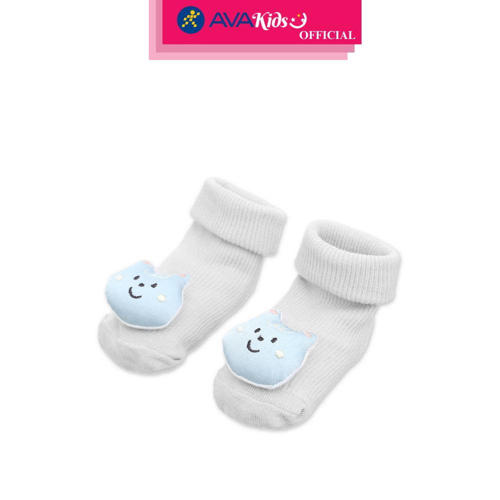 Set 2 đôi tất sơ sinh có cổ Á Châu YB511 - Màu ngẫu nhiên (0 - 18 tháng)