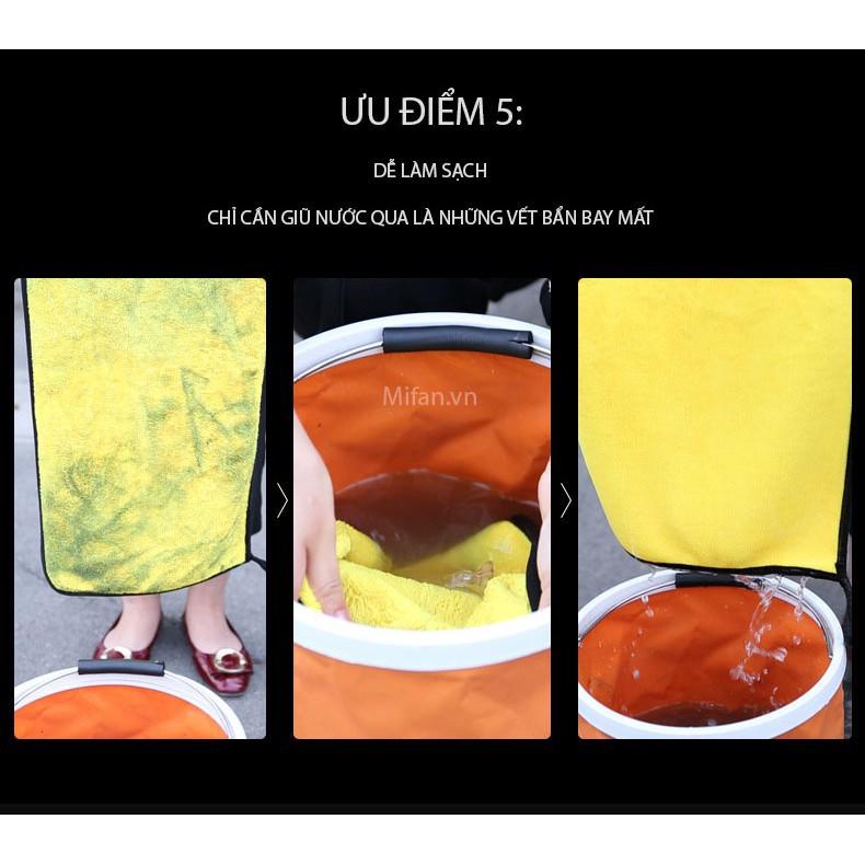 Khăn lau xe hơi cao cấp 2 mặt - khăn lau ô tô đa năng siêu bền, siêu rẻ