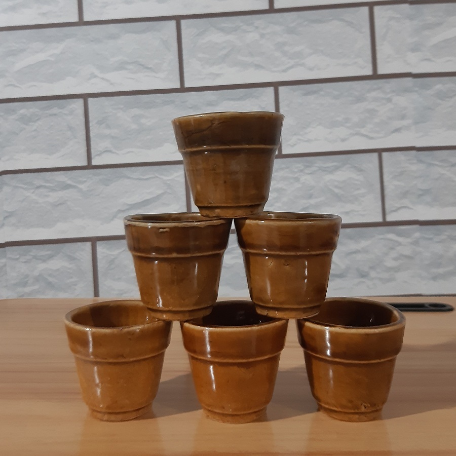Cốc, Chum, ly, tách trà men cafe nâu