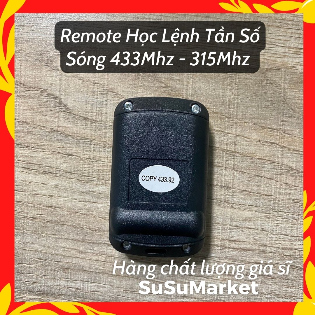 Remote cửa cuốn HỌC LỆNH 433-315Mhz | Sao chép nhanh | Top bán chạy