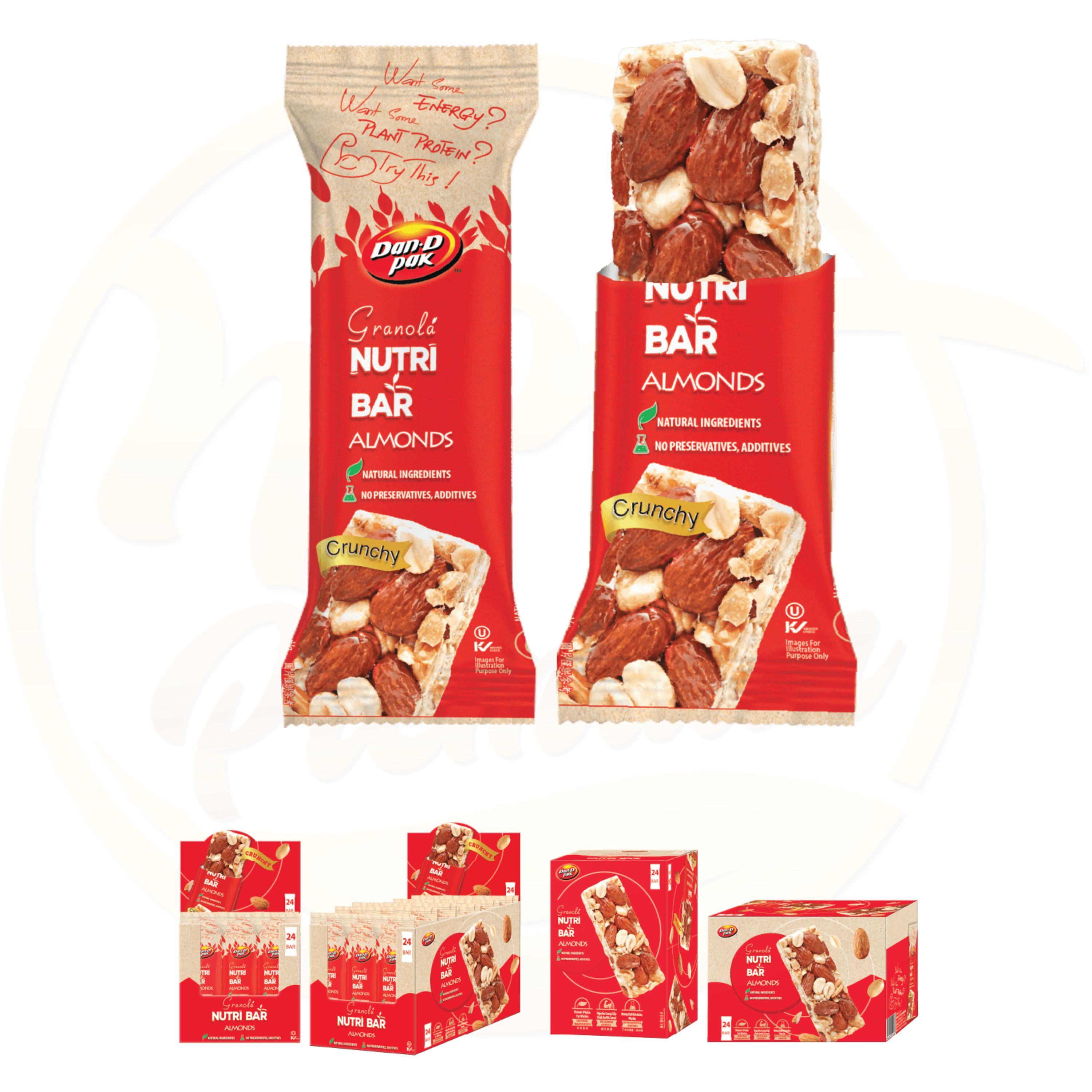 Combo 3 Thanh Granola Hạnh Nhân 30g Granola Nutri Bar Almonds