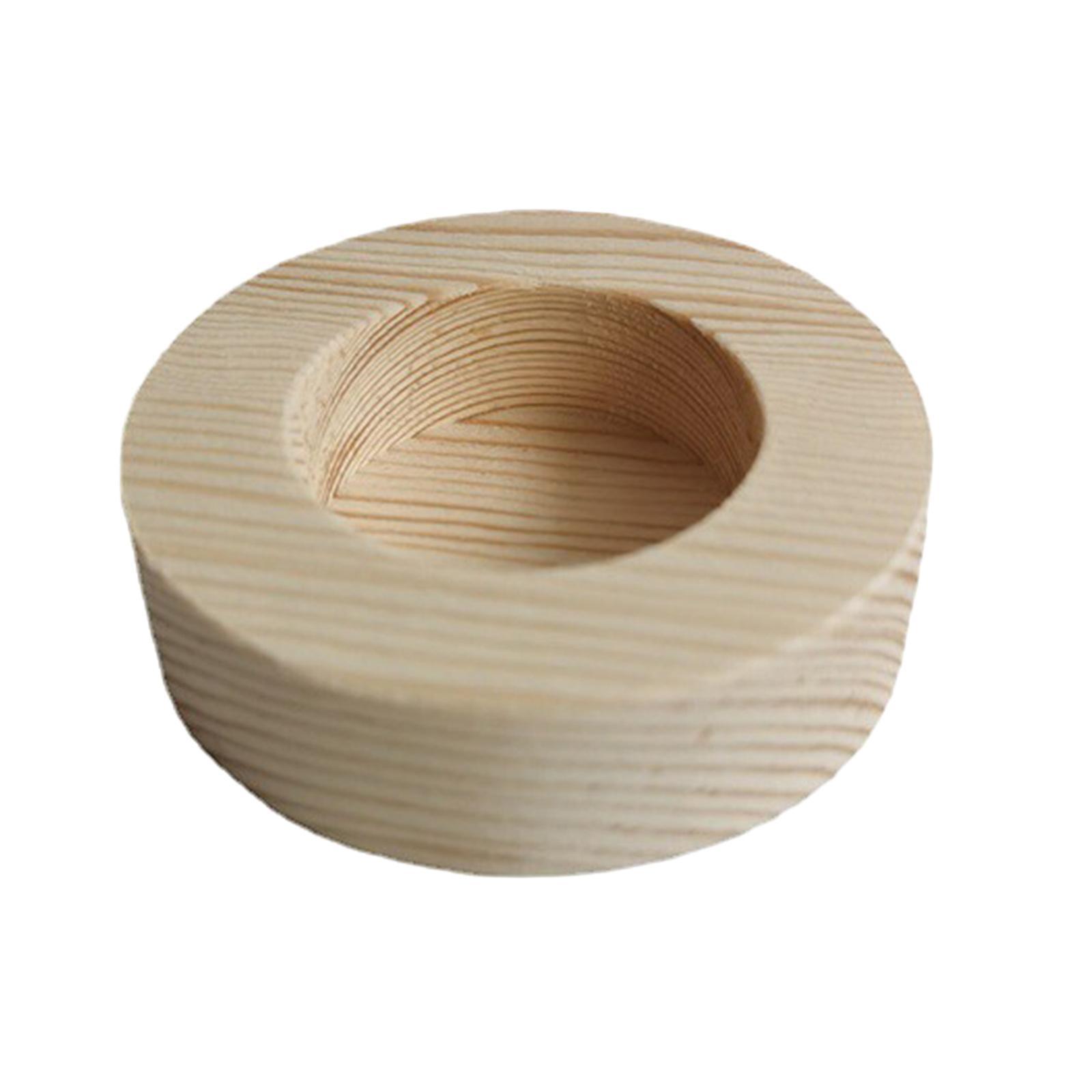 2x Essential Oil Display Storage Organizer Bottles Holder 50ml Single Slot Hole Diameter 1.5inch Hard Pine Wood Rack Presentation Shelf