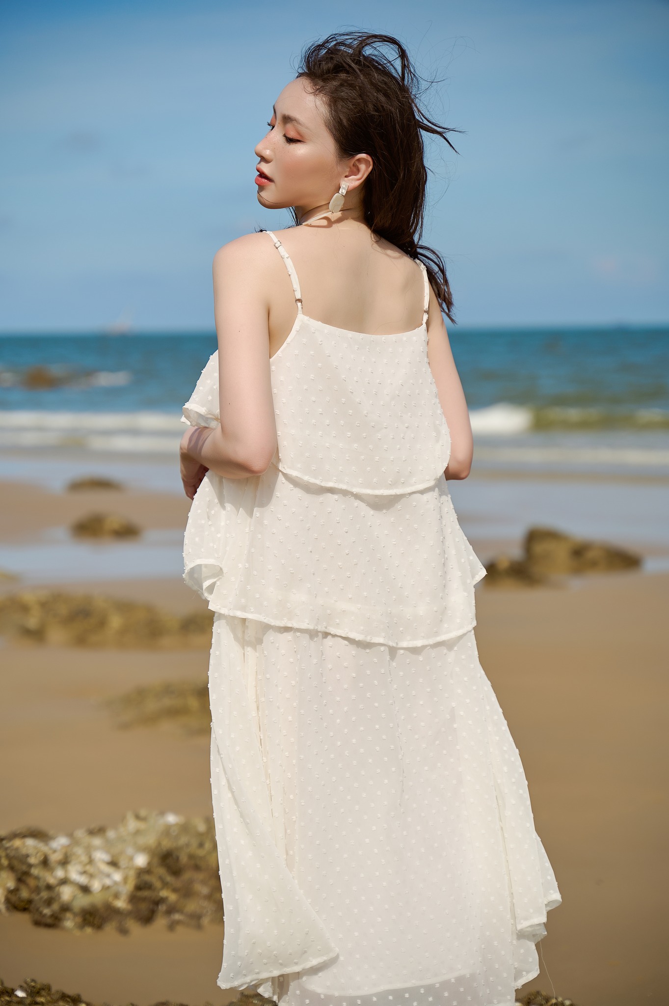 OLV - Đầm White Layering Maxi