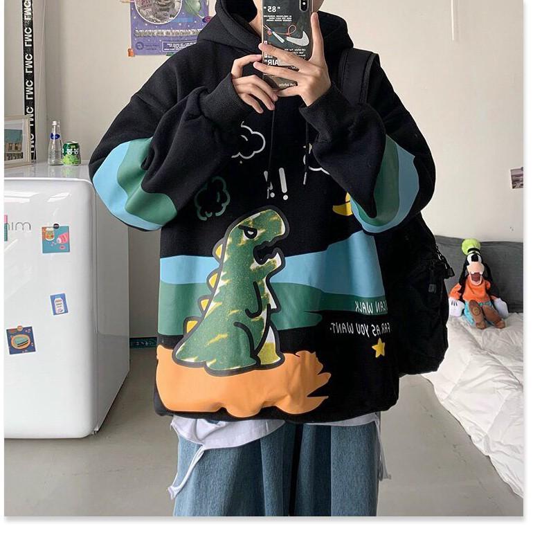 ÁO KHOÁC NỈ HODDIES KHỦNG LONG CỰC CHẤT SIÊU HOT HÈ THỜI TRANG LANO STORE