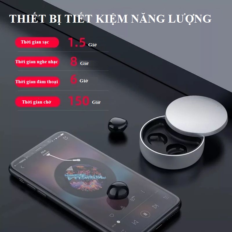 Tai Nghe Nhét Tai  Mini Bluetooth 5.0 X-21+ EDR