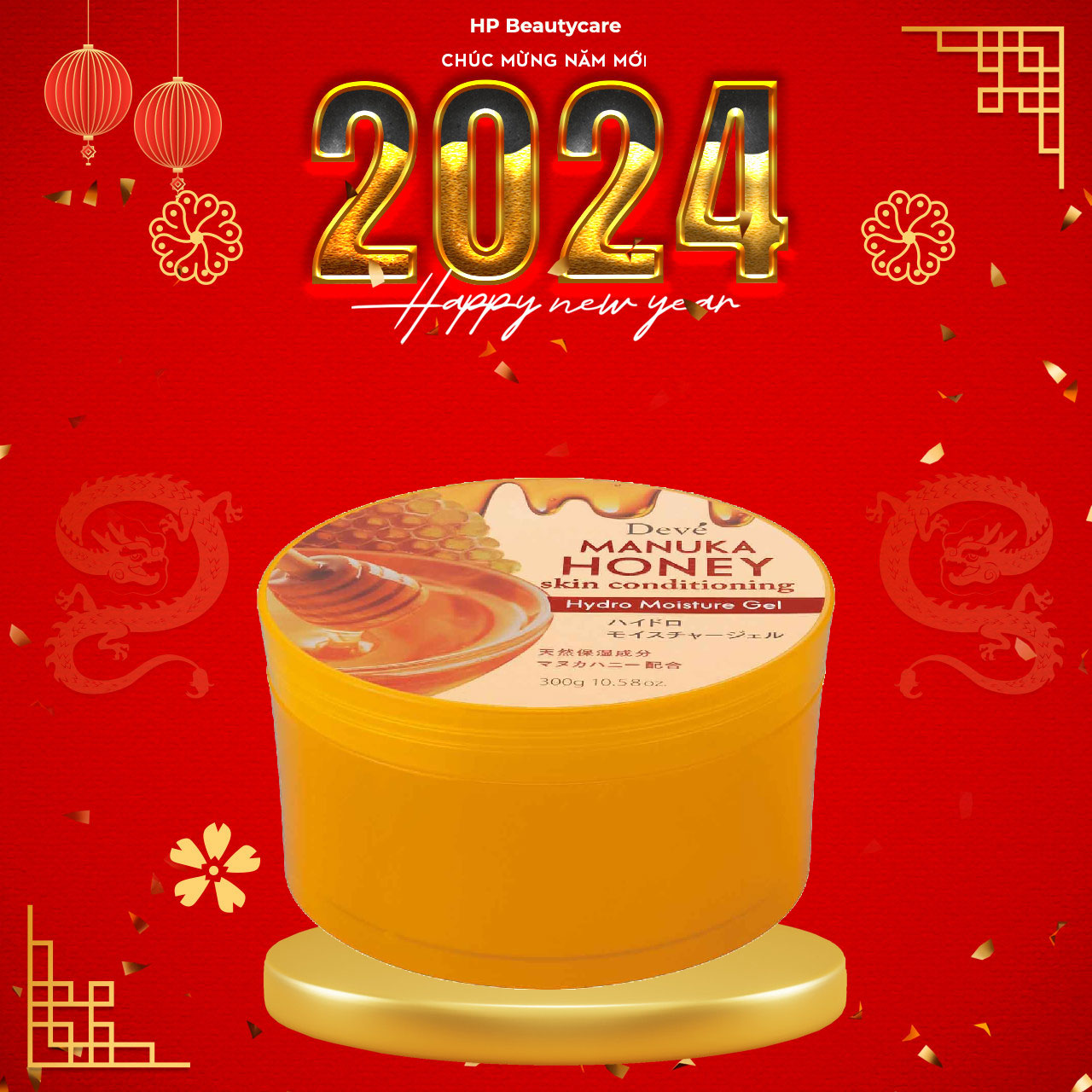 Gel Dưỡng Da Deve 7 Trong 1 Chiết Xuất Từ Mật Ong Hoa Manuka Deve Conditioning