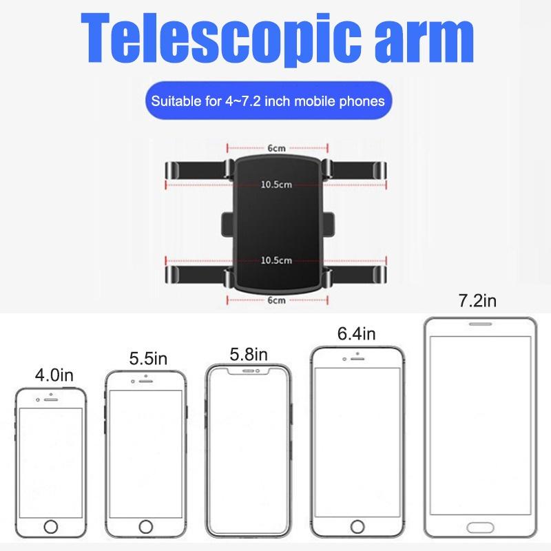 Giá Đỡ Điện Thoại Kẹp Bảng Điều Khiển Xe Hơi Thông Dụng Cho iPhone Samsung Xiaomi