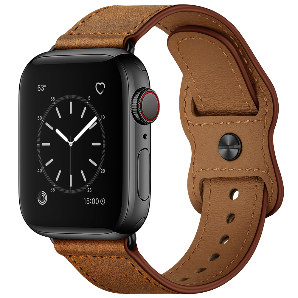 Dây Da Thật Kiểu Khóa 2 Lỗ cho Apple Watch 38mm / 40mm / 42mm / 44mm