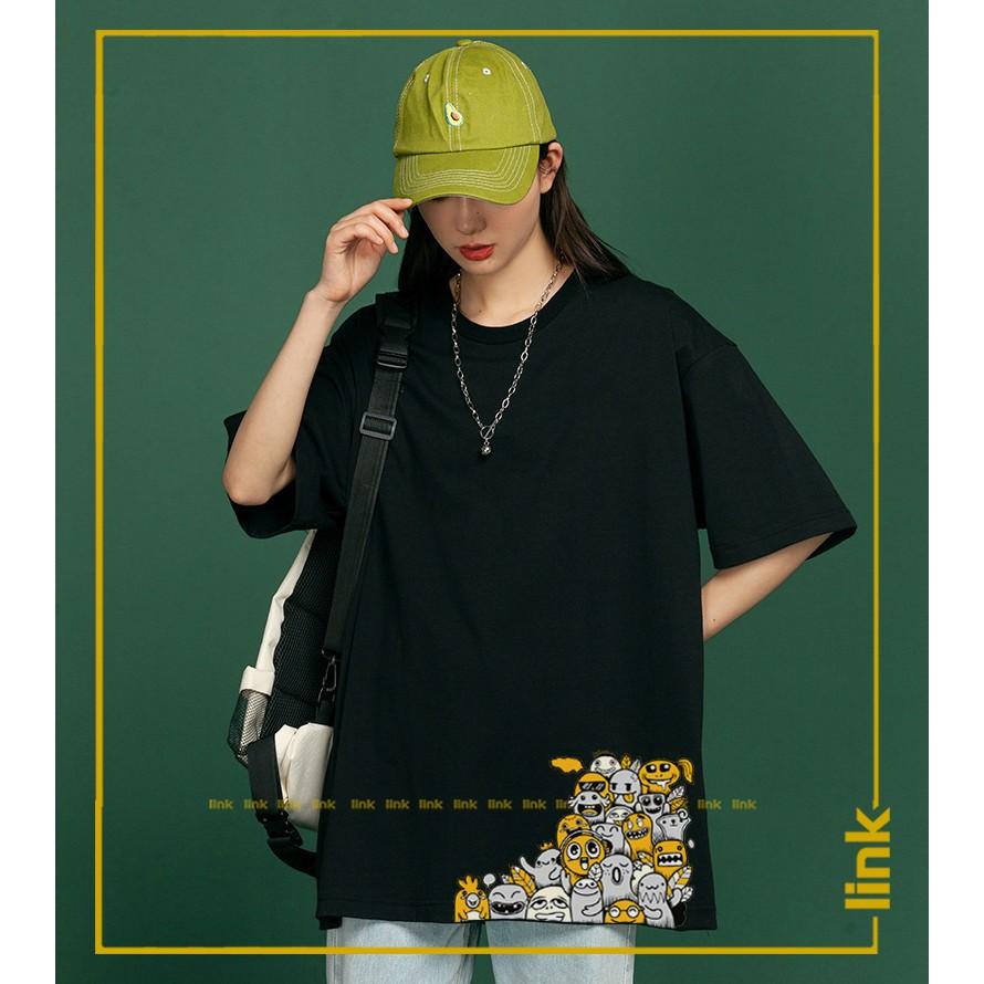Áo tay lỡ ĐỘI QUÂN NHÍ NHÓ DOODLE dáng rộng unisex