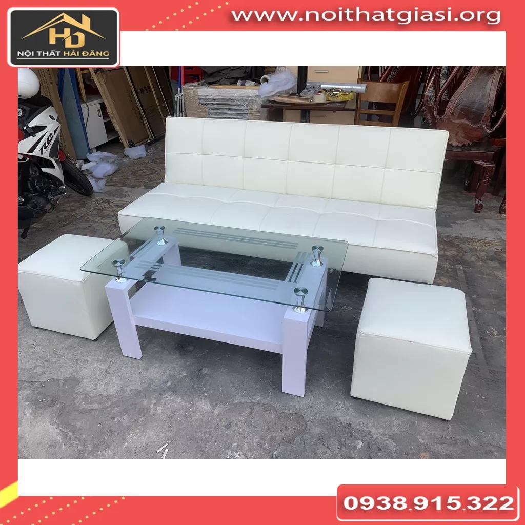 Ghế sofa giường nằm bọc da