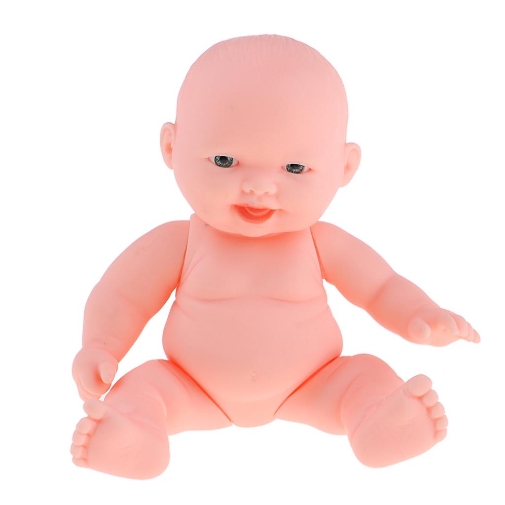 Vinyl Baby Doll Lifelike Newborn Girl Doll Simulation Soft Baby Doll 11cm #1