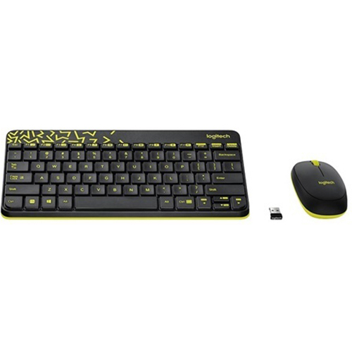 Bộ bàn phím chuột vi tính Logitech MK240 - Hàng Chính Hãng