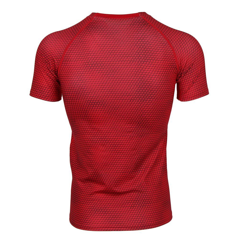 Men's Short Sleeve Running Fitness Workout Compression Base Layer T-Shirt