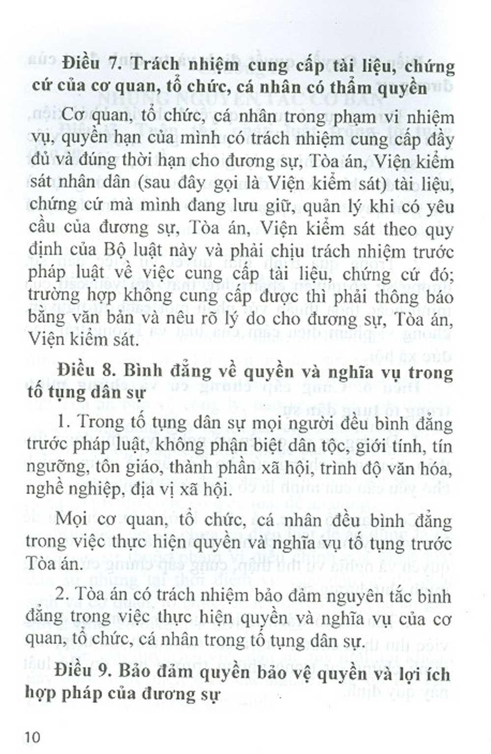 Bộ Luật Tố Tụng Dân Sự  Nước Cộng Hòa Xã Hội Chủ Nghĩa Việt Nam