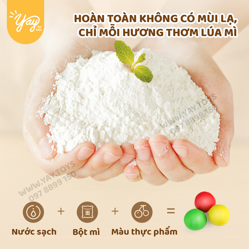 [SIÊU MỀM MỊN] Đất Nặn Organic An Toàn cho bé từ 2+ - Jar Melo