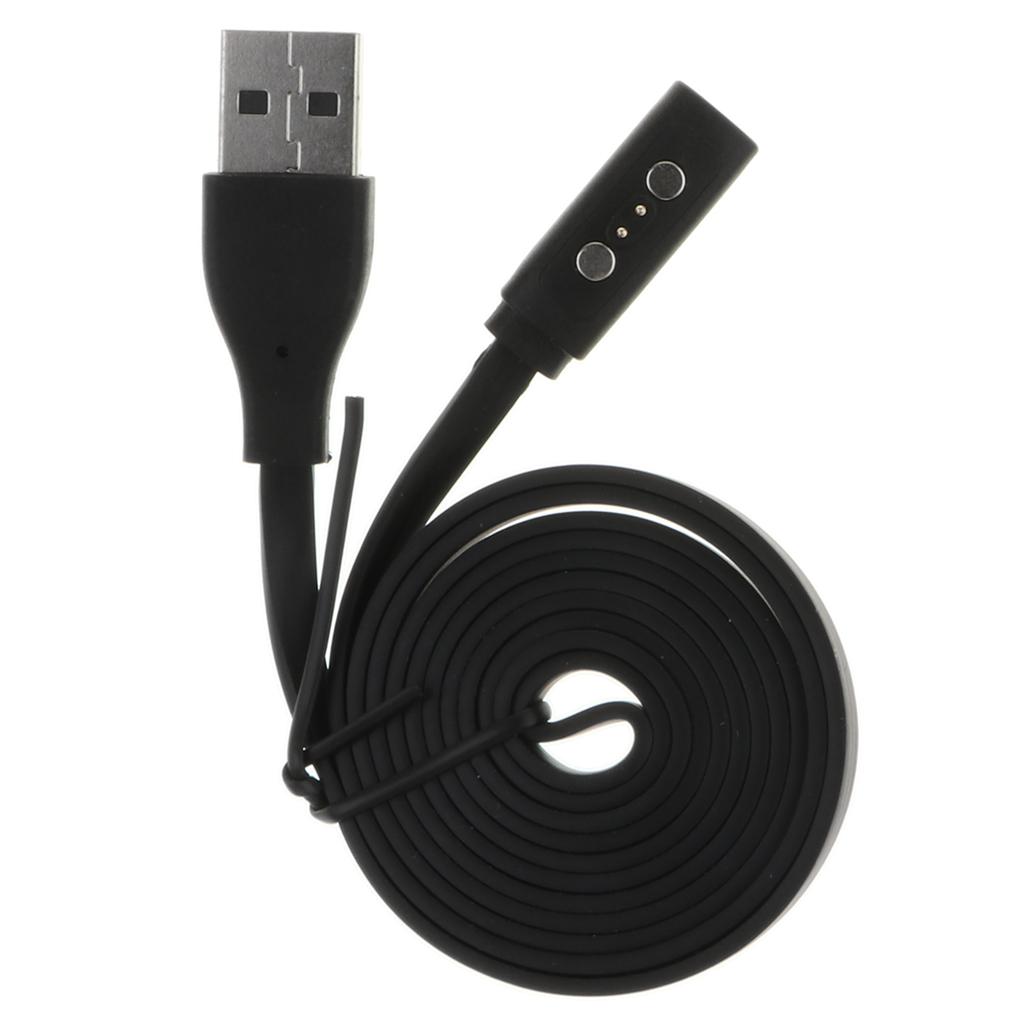 USB Charging Adapter Cable for Pebble Watch Wrist Band Black