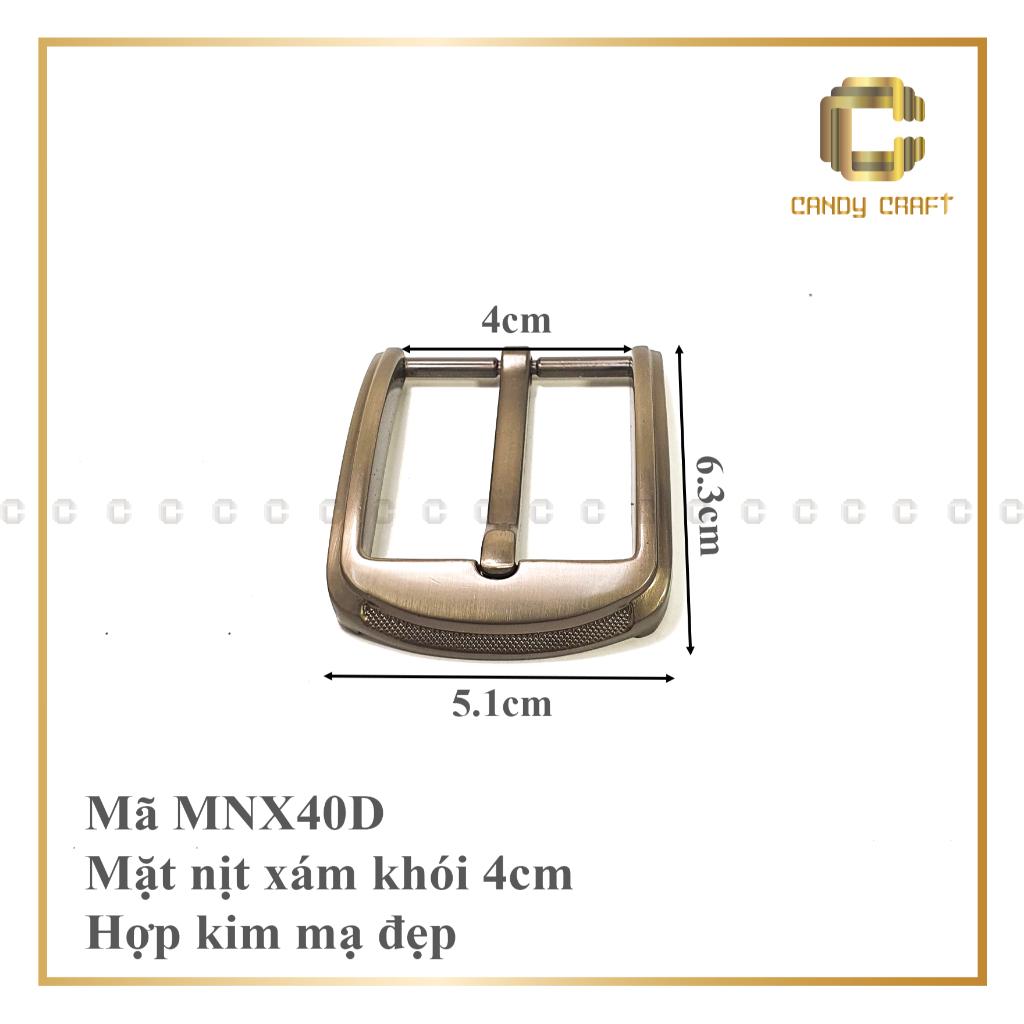 Mặt dây nịt Nam - Nữ - 1c 4cm màu xám 40D