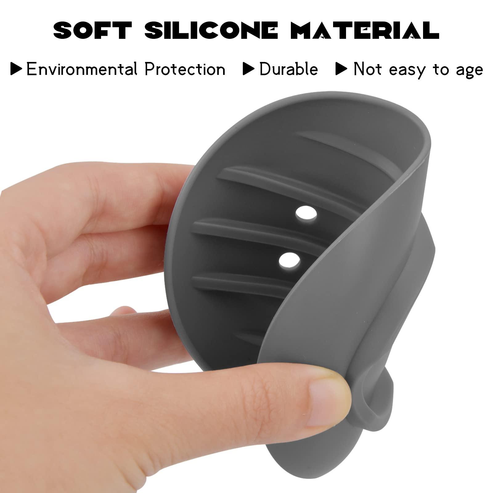 2 mảnh vỏ xà phòng silicone, vỏ xà phòng hình bầu dục với cống thoát nước, kệ xà phòng và mạnh mẽ cho phòng tắm, nhà bếp, quầy, vòi hoa sen, vỏ xà phòng mềm để cầm xà phòng