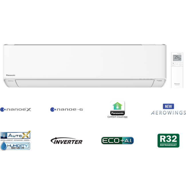 Máy Lạnh Panasonic Inverter 2.5 HP CS/CU-U24XKH-8 - Chỉ giao tại HCM