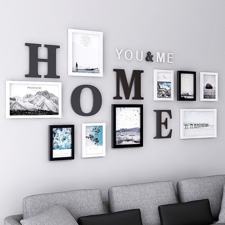 Bộ Tranh Treo Tường Phong Cảnh Và HOME YOU &amp; ME Dán Tường - Decor Trang Trí Nhà Đẹp Và Quà Tặng