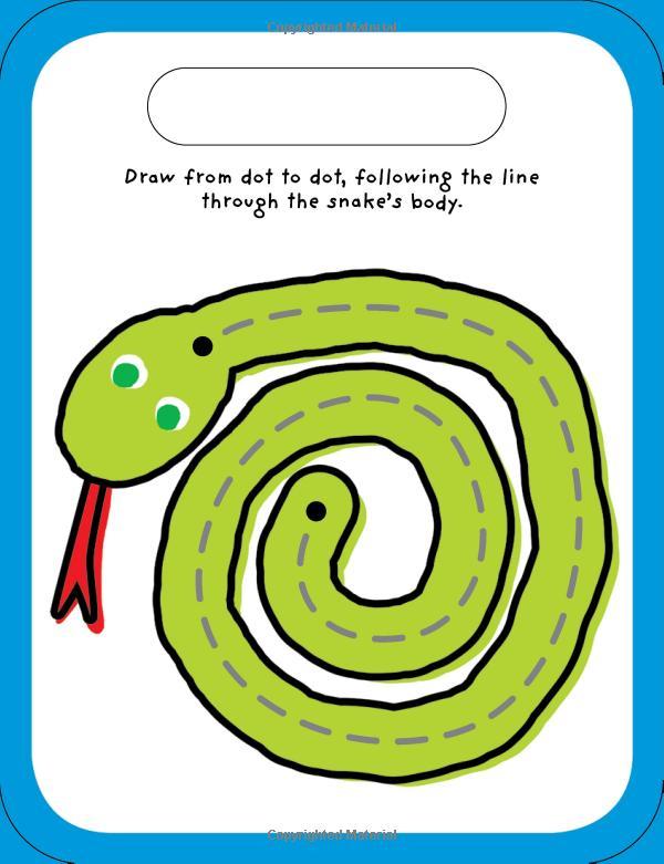 Dot to Dot for Tiny Tots Wipe Clean Activity Book