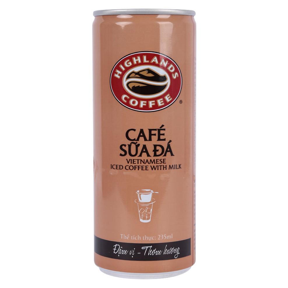 Thùng 24 lon Cà Phê sữa HIGHLANDS COFFEE 235ml