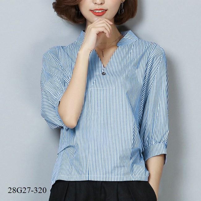 ÁO SƠ MI KẺ SỌC CAO CẤP -G27-320