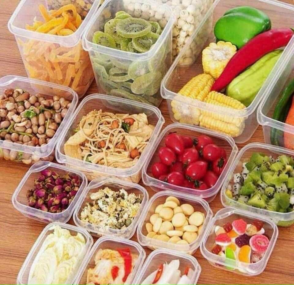 Bộ Hộp 17 Món AIKE - Set 17 Hộp Nhựa Đựng Bảo Quản Thực Phẩm Cao Cấp