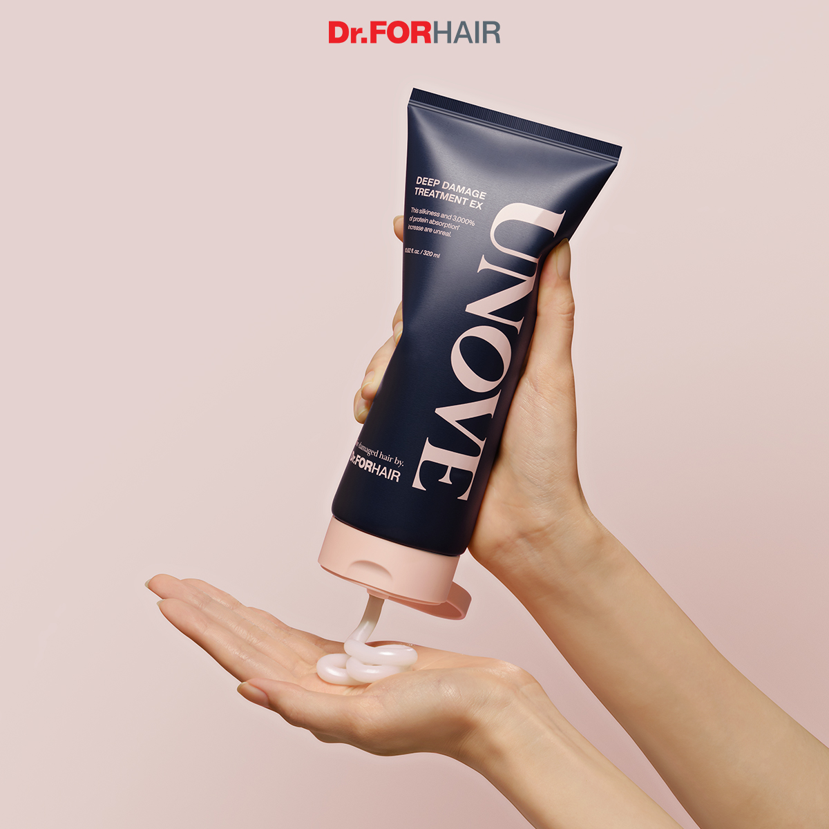 Dầu xả phục hồi nuôi dưỡng chăm sóc tóc khô và hư tổn nặng Dr.FORHAIR UNOVE Deep Damage Treatment Ex