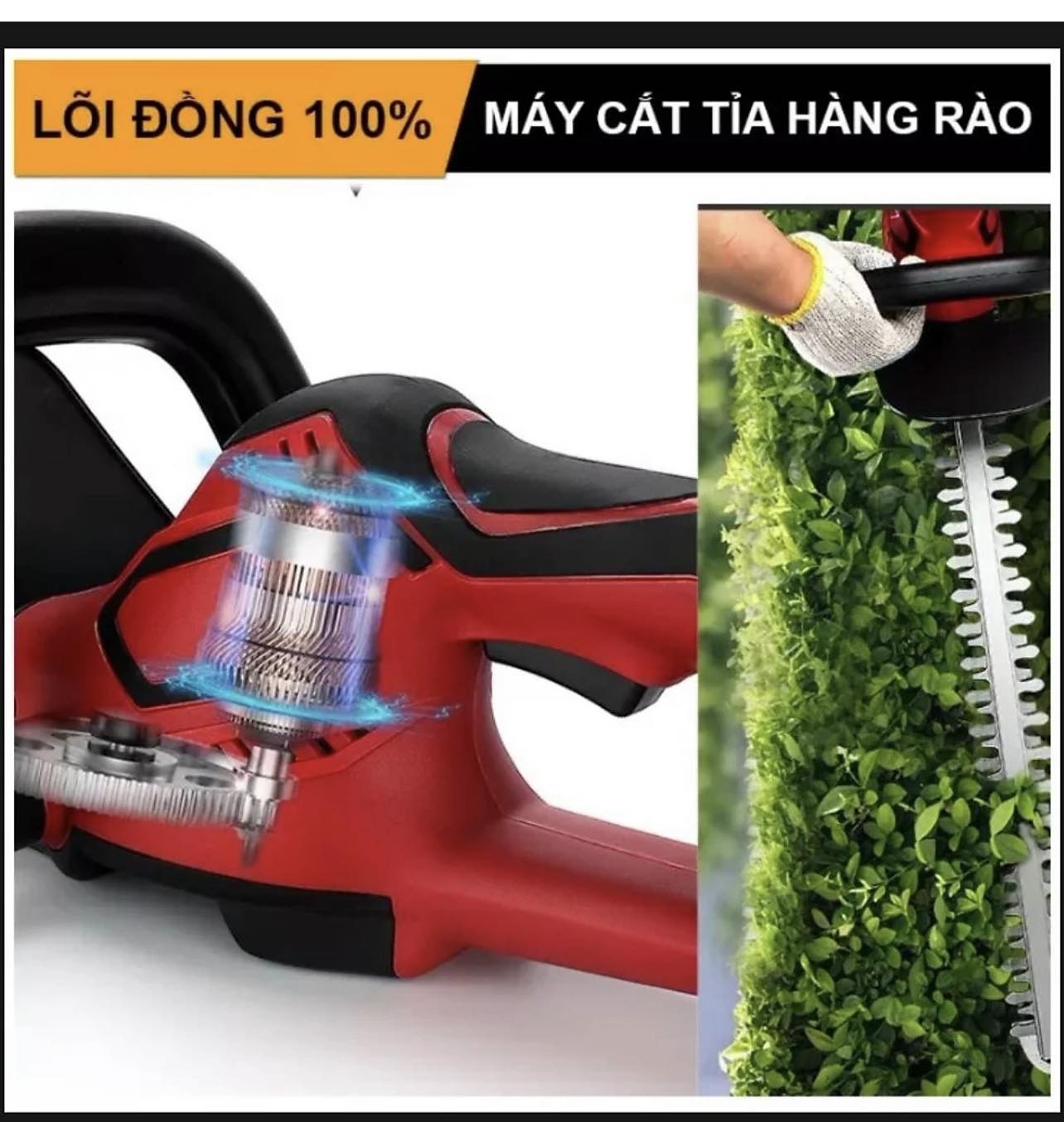 Máy cắt tỉa hàng rào, cây cảnh 1800W