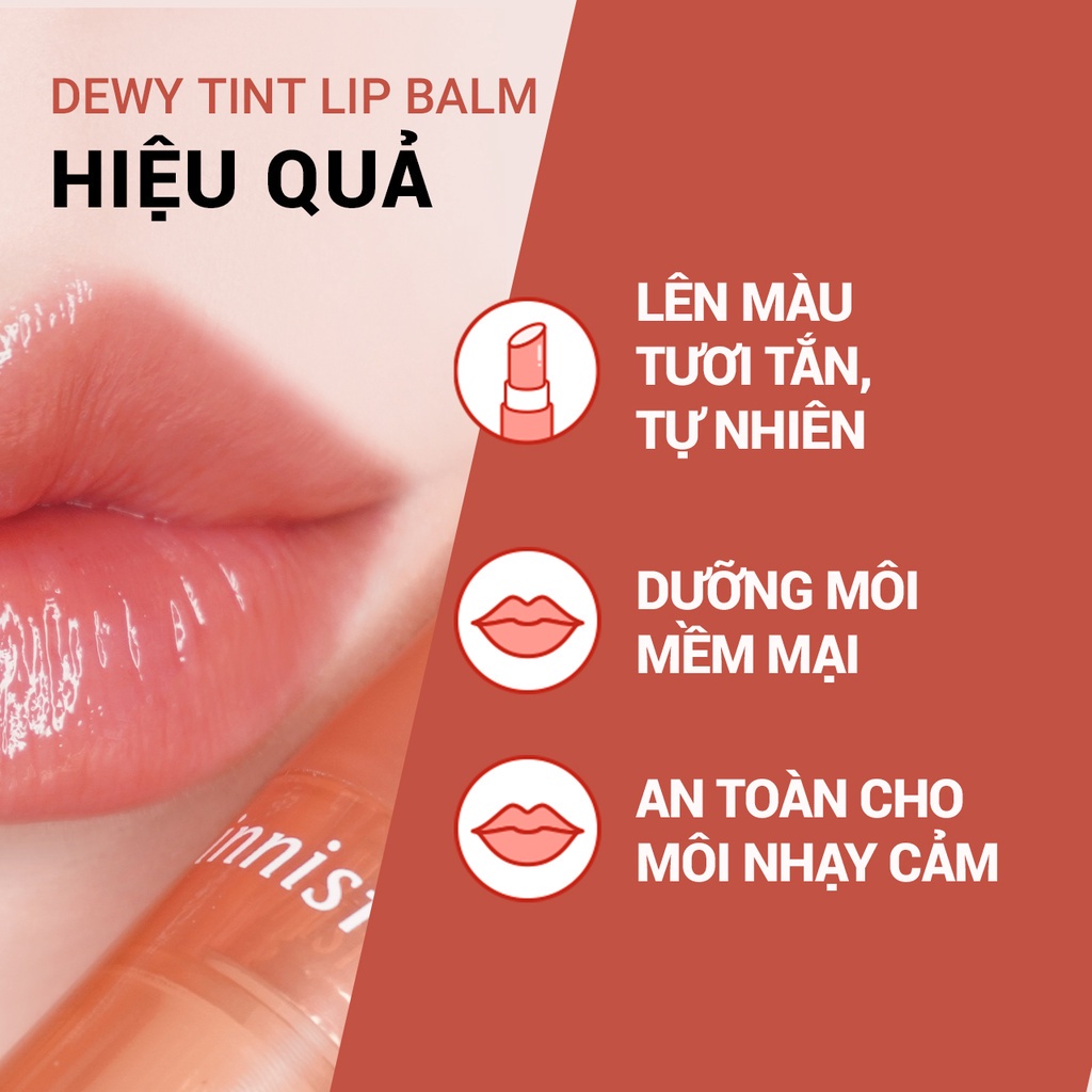 Son dưỡng môi có màu INNISFREE Dewy Tint Lip Balm 3.2g