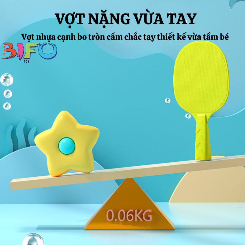 Bóng bàn phản xạ bóng bàn treo tường đồ chơi vận động tương tác phát triển toàn diện cơ thể tăng trưởng chiều cao cho bé