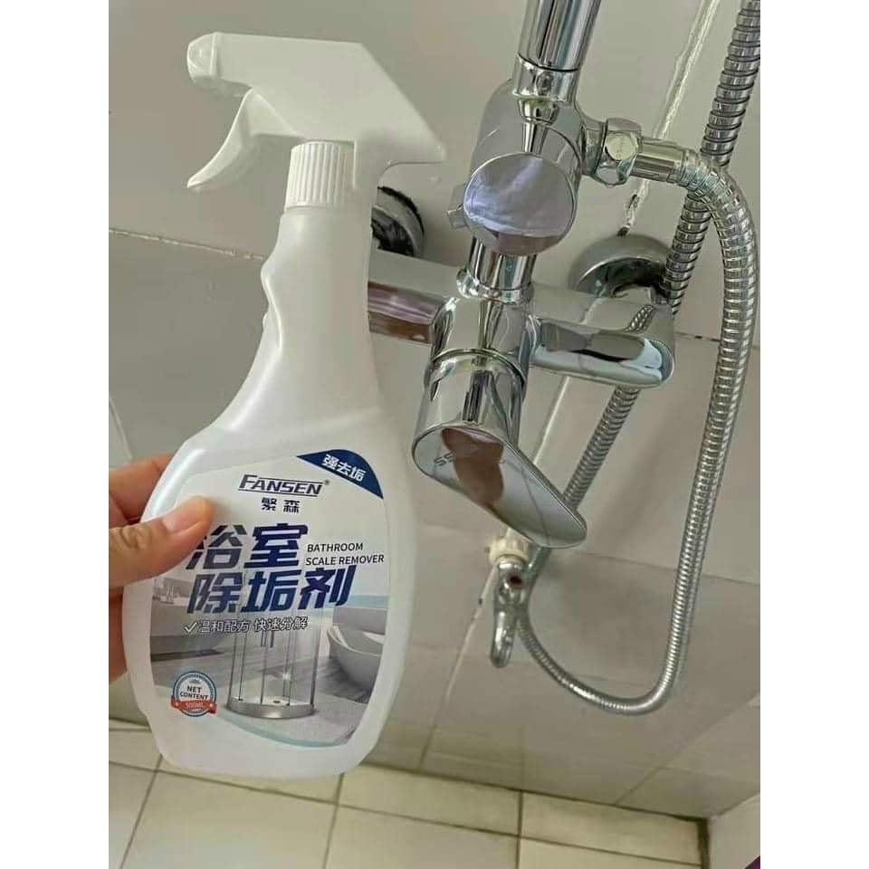 Chai xịt tẩy 500 mL Fansen sịt tẩy đa năng làm nhà tắm sạch như mới