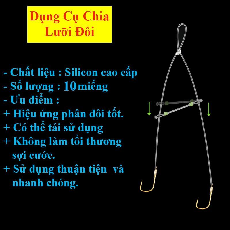 Dụng Cụ Chia Đôi Lưỡi Câu , Thẻo Câu Chuyên Câu Đài Silicon Cao Cấp PK-5