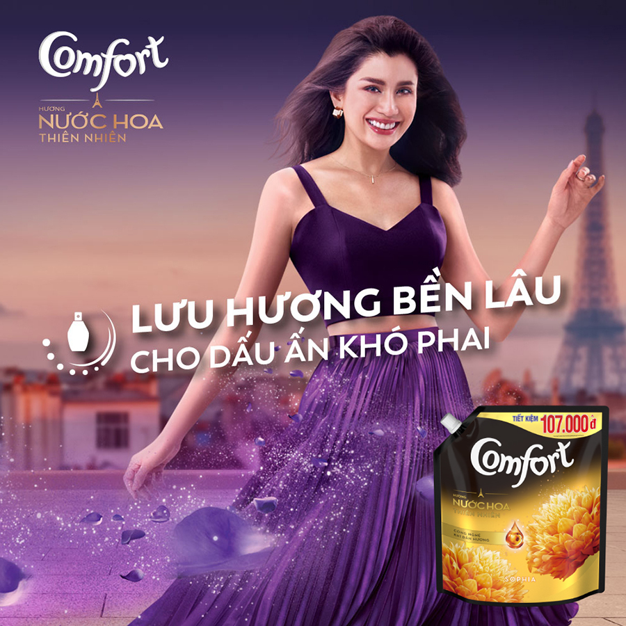 Nước Xả Comfort Nước Hoa Sophia 2.4L