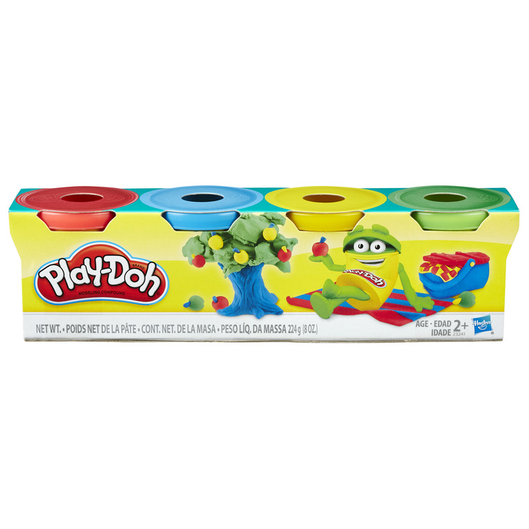 Đồ Chơi PLAYDOH Combo Bột Nặn Mini 4 Màu + Bộ Pd Đầu Đời CB23241-E0801