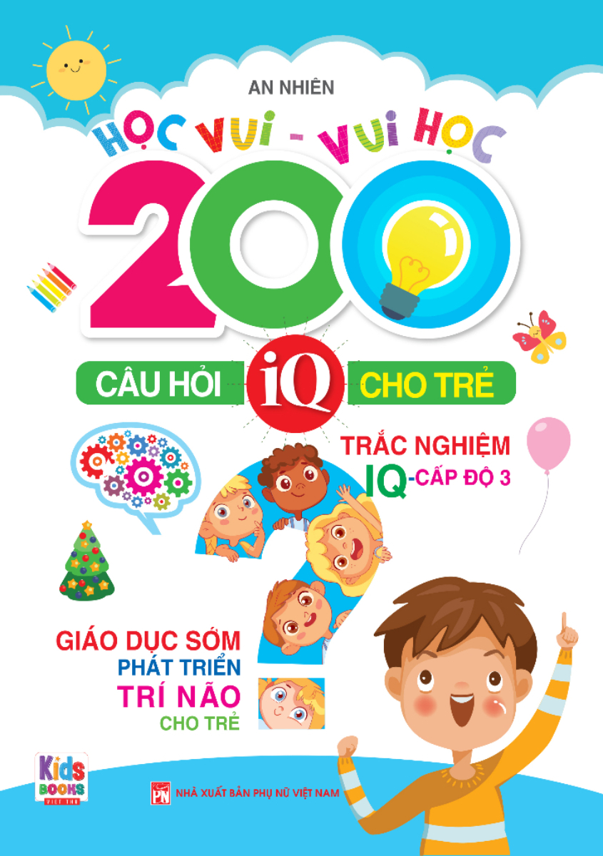 Combo 200 Câu Hỏi IQ Cho Trẻ Cấp Độ 1 Đến 4 _VT