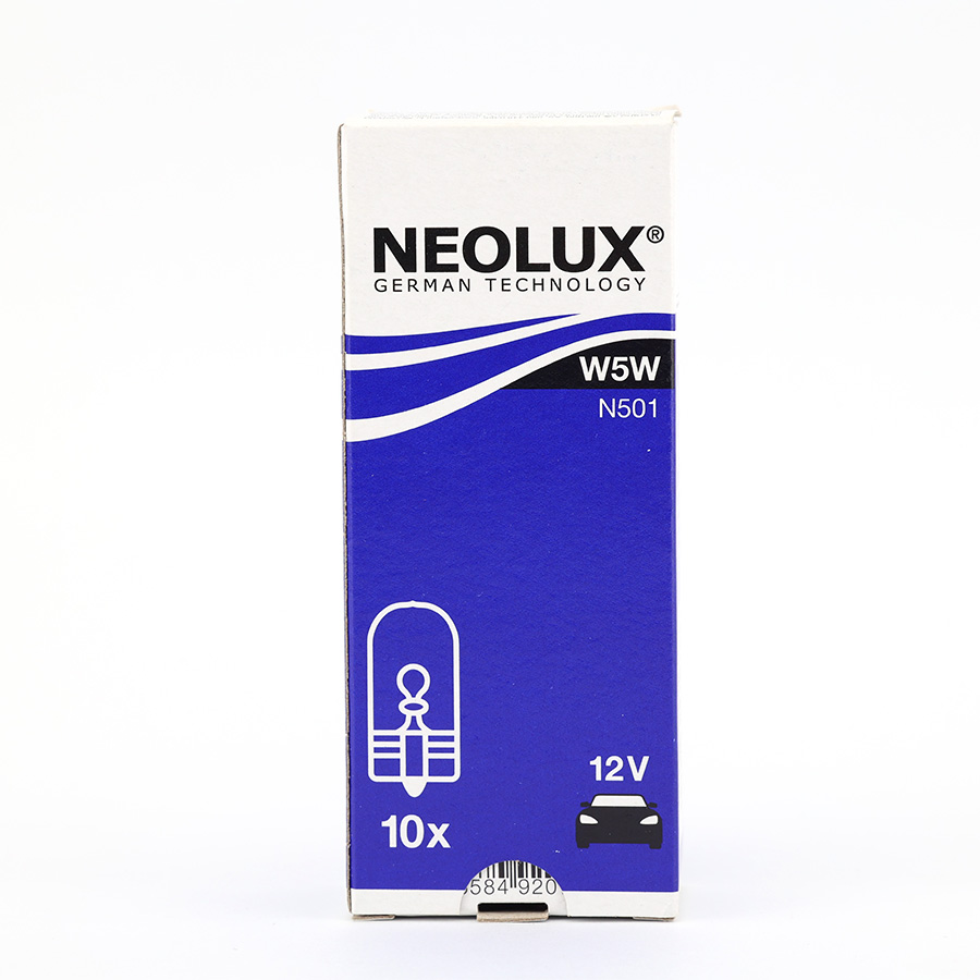 Combo 10 Bóng Đèn Chân Ghim T10 T15 T20 OSRAM NEOLUX Lắp Đèn Demi, Bóng Soi Biển Số Xe Ô Tô Xe Máy - Nhập Khẩu Chính Hãng