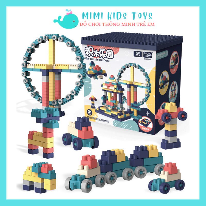 BỘ ĐỒ CHƠI XẾP HÌNH LEGO 520 CHI TIẾT - ĐỒ CHƠI THÔNG MINH TRẺ EM