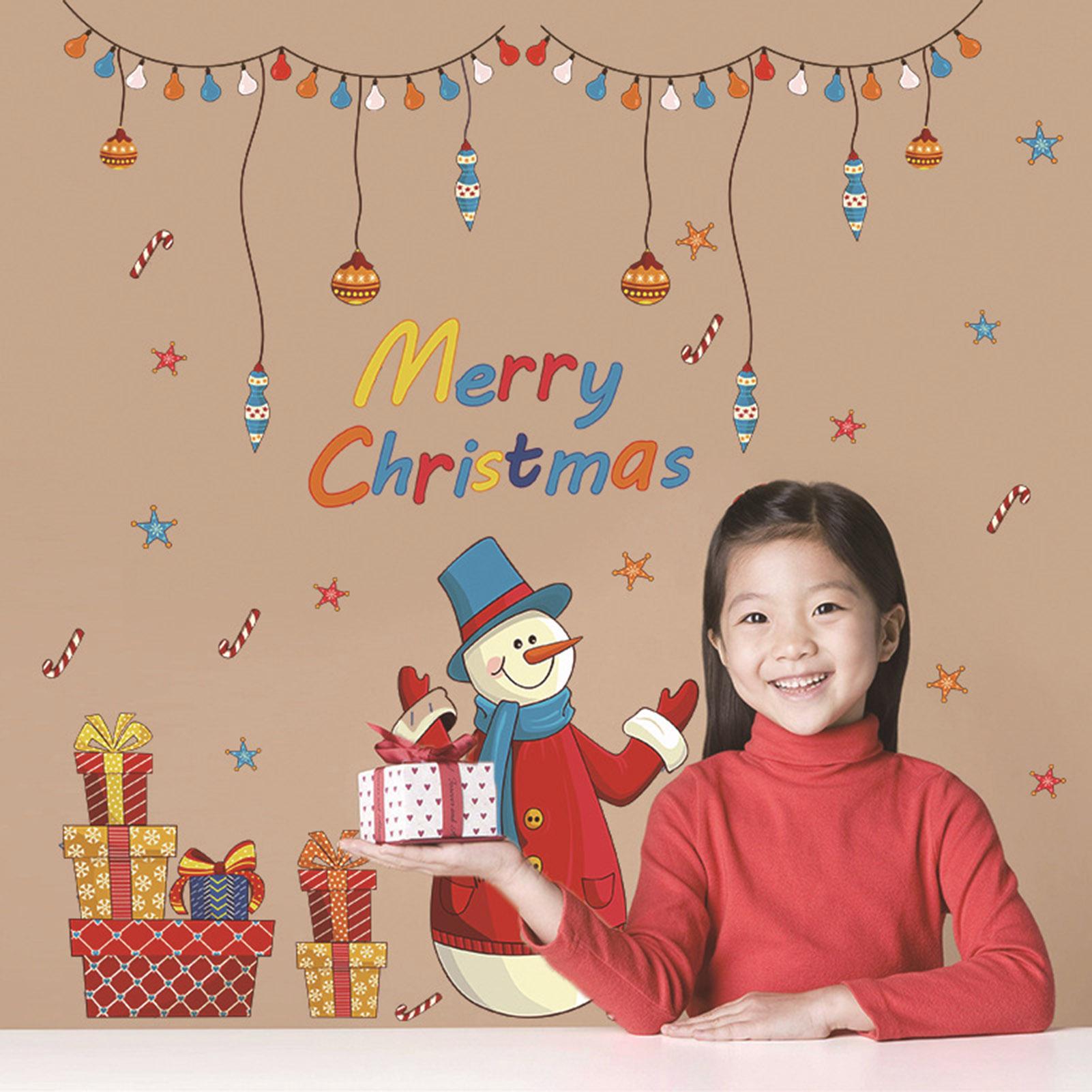 Decal dán tường hình giáng sinh kích thước 60* 90cm