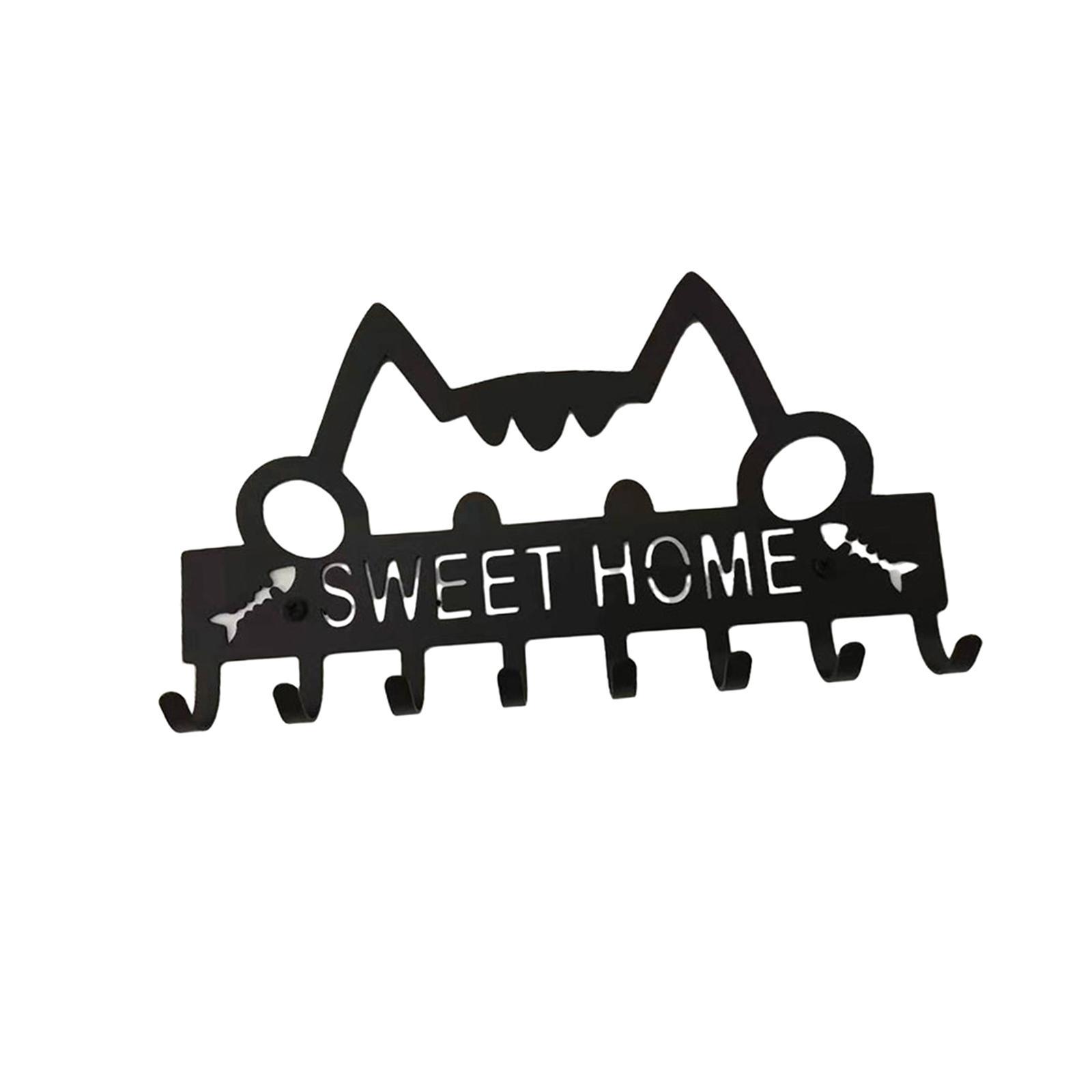 Sweet Home Wall Hanger Key Holder Hooks Key Rack for Decoration Entryway Bag