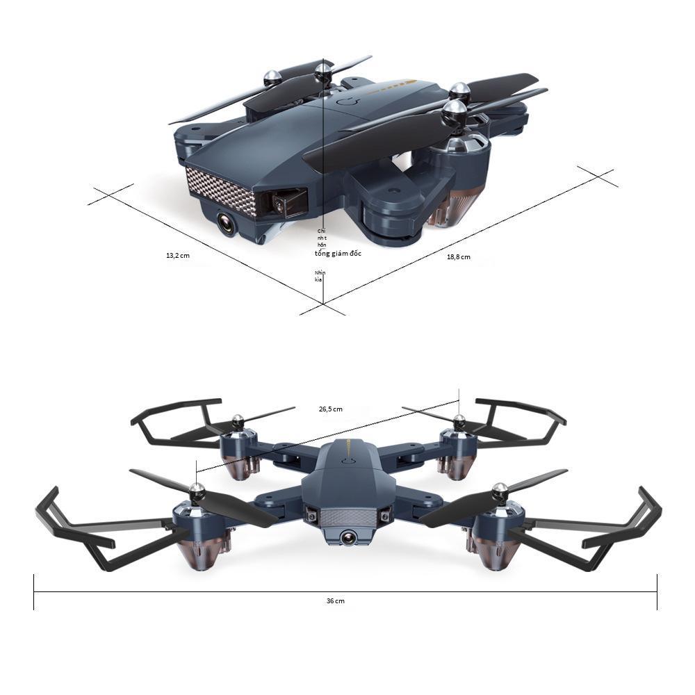 Giao hàng nhanh thương mại điện tử mới FQ35 bay không người lái gấp quadcopter chụp ảnh trên không đồ chơi máy bay điều khiển từ xa mini