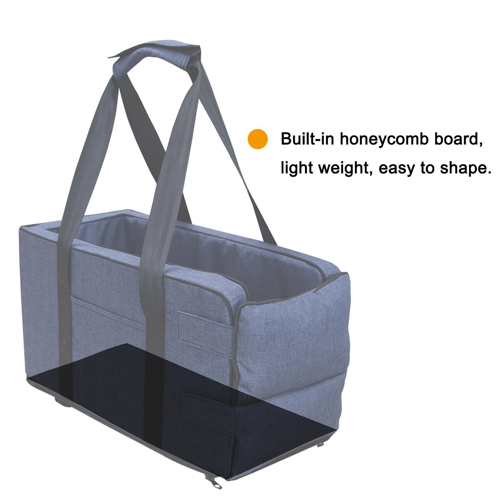 Pet Car Booster Seat Cats Carrier Cage Dog Car Seat Carrying for Most Cars