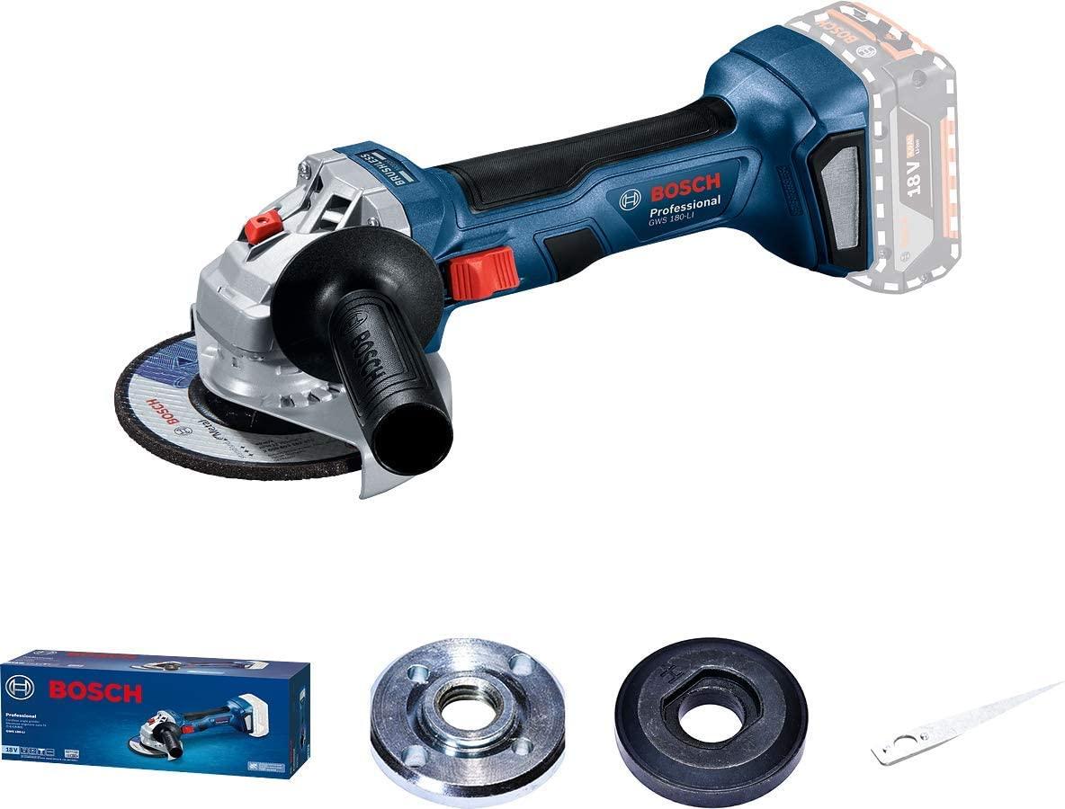 MÁY MÀI GÓC DÙNG PIN 18V 100 MM BOSCH GWS 180-LI - HÀNG CHÍNH HÃNG