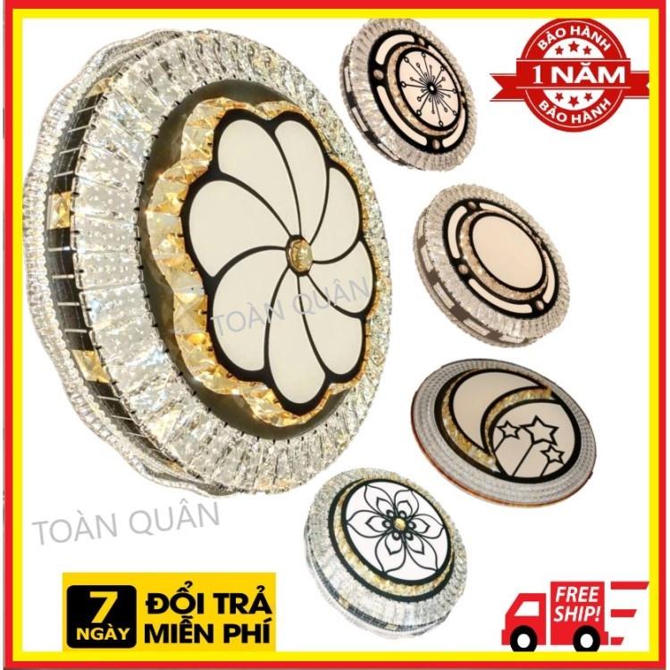 Đèn mâm pha lê phi 500 trang trí phòng khách