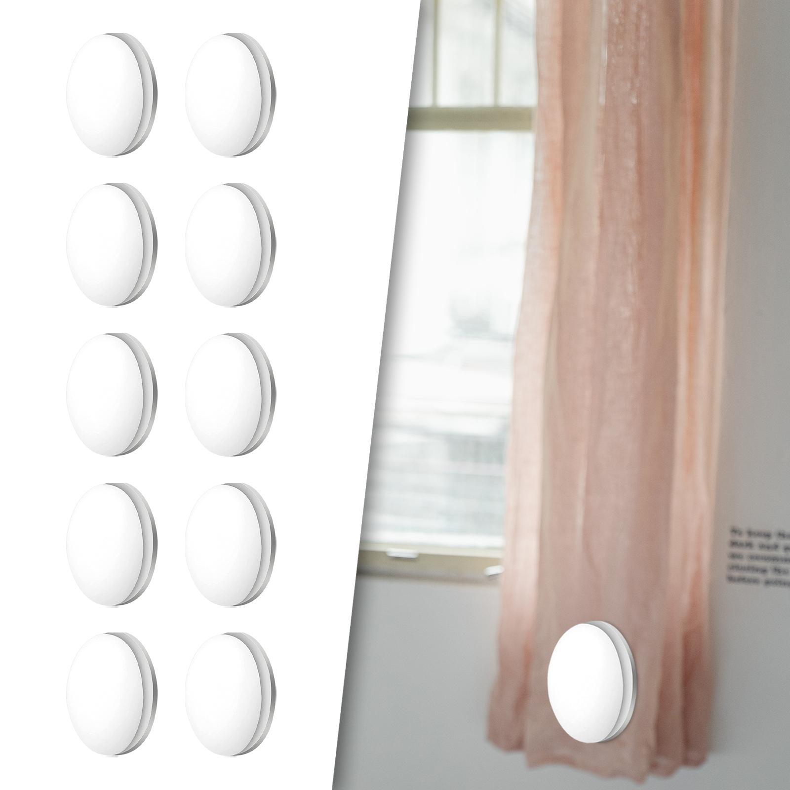 10Pcs Shower Curtain Weights Accessories Added Weight Shower Curtain Magnets