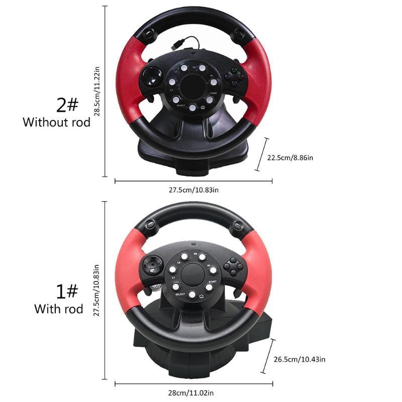 Tay Cầm Dạng Vô Lăng Chơi Game Cho Ft33D3 D7 Series Ps 3 / Ps 2 / Pc