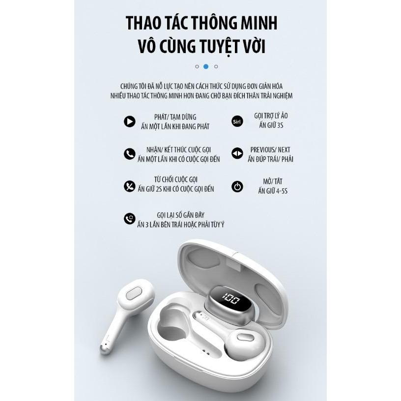 Tai Nghe Bluetooth Phiên Dịch (Trắng) - Home and Garden