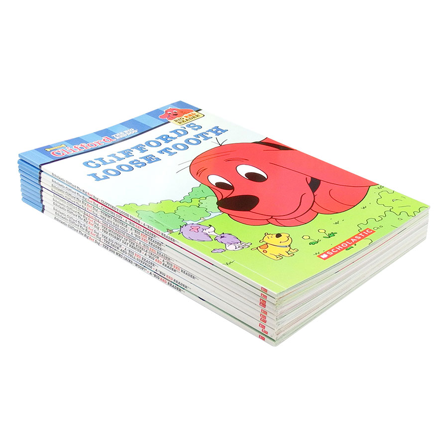 [Hàng thanh lý miễn đổi trả] Clifford Big Red Adventure Boxed Set (With CD)