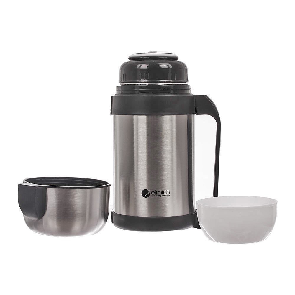 Bình đựng thức ăn giữ nhiệt ELMICH 1000ML, bình ủ thức ăn bằng INOX 304 có tay cầm tiện dụng